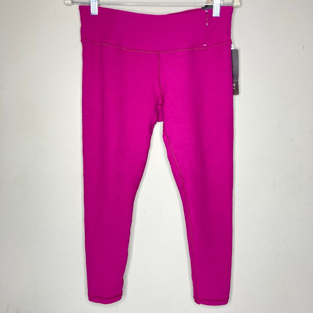 Calia Berry Womens M Jaquard 7/8 Legging Textured Athletic Workout Pants NWT